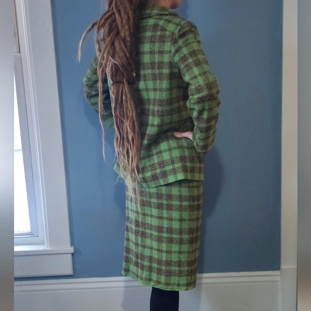 Vintage Wool Pendleton Skirt Suit